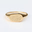 Custom Made Treasured Dog Nose Print Signet Ring