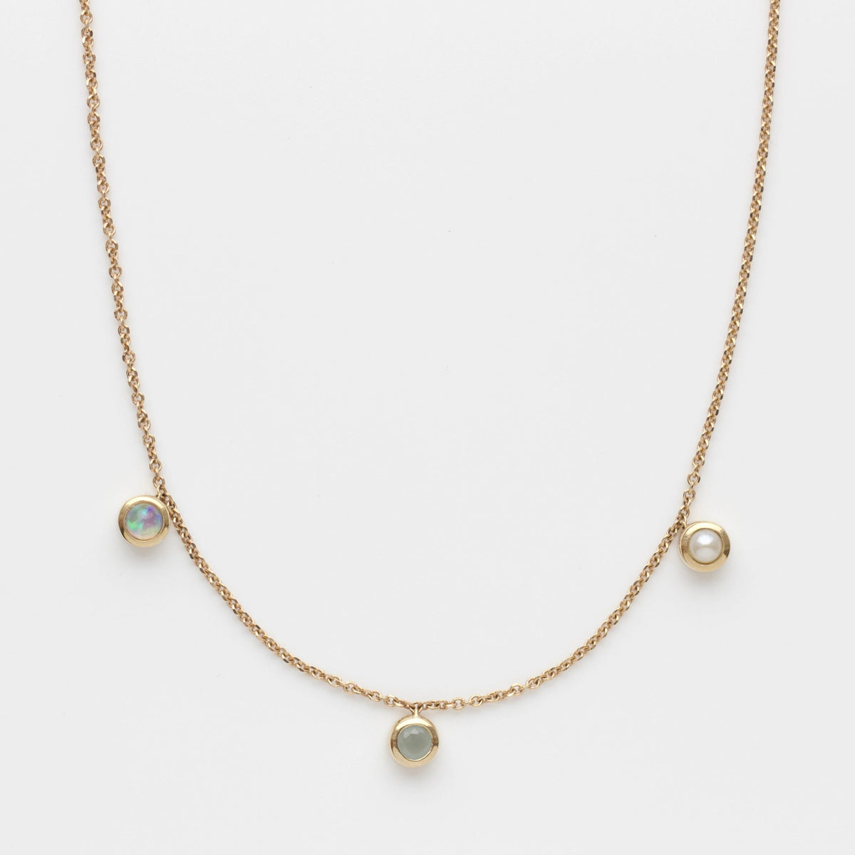 Custom Made Birthstone Necklace Main image