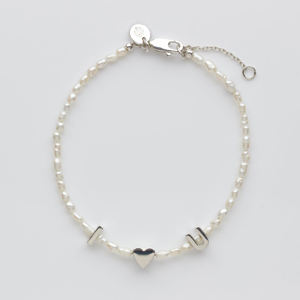 Custom Made Personalised Pearl Bracelet