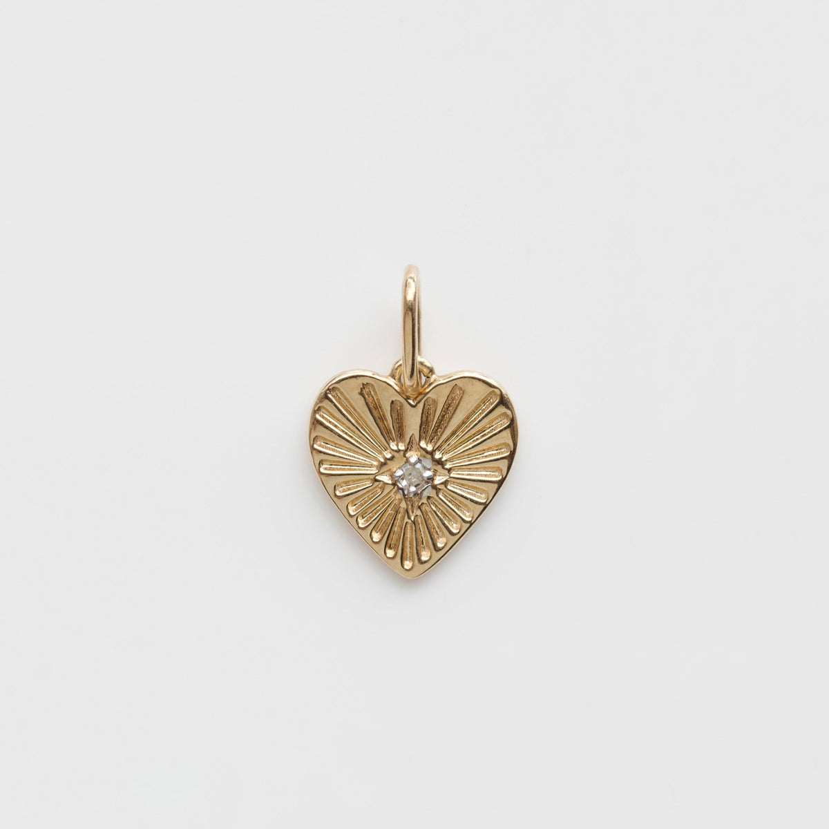 Treasured Diamond Heart Charm Main image