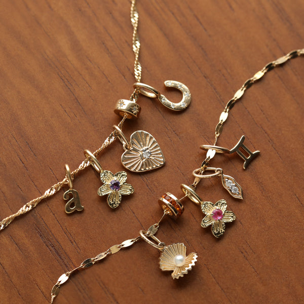 Treasured Birthstone Flower Charm