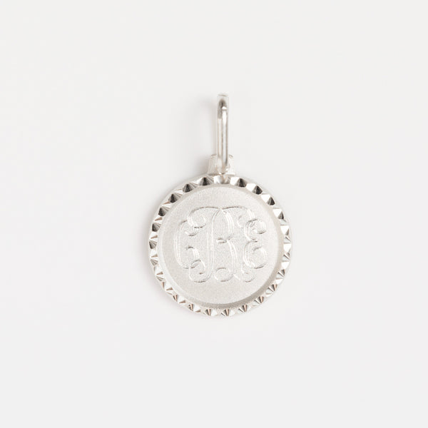 Heirloom Aurora Monogram Diamond Cut Coin