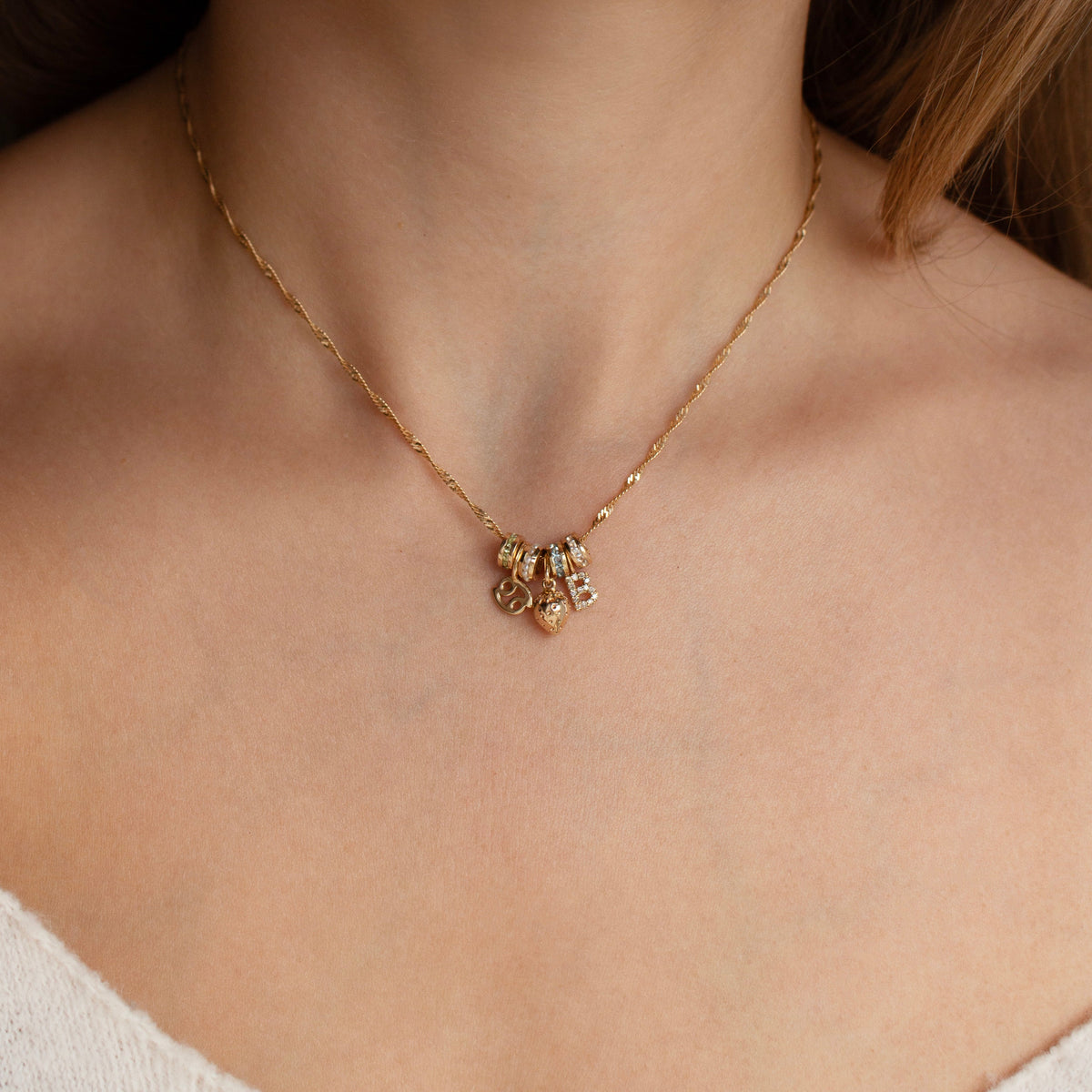 Treasured Birthstone Stacker Charm