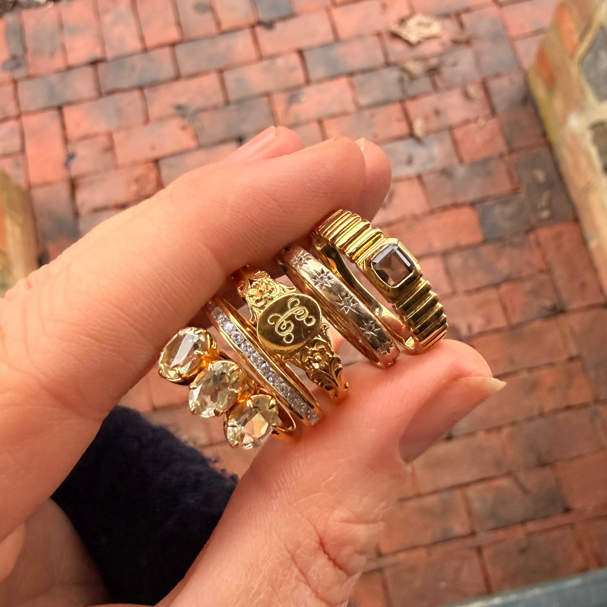 Louise Thompson Chapters Vintage Signet Ring