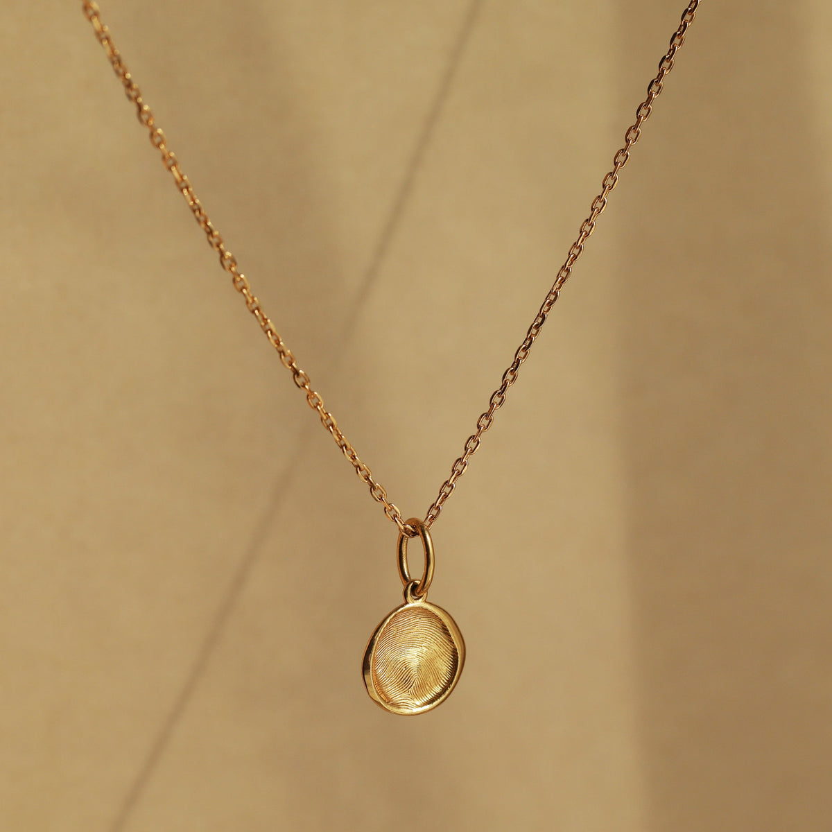 Custom Made Fingerprint Pendant Necklace
