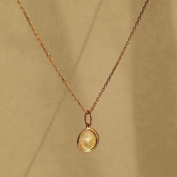 Custom Made Fingerprint Pendant Necklace
