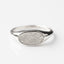 Custom Made Fingerprint Signet Ring