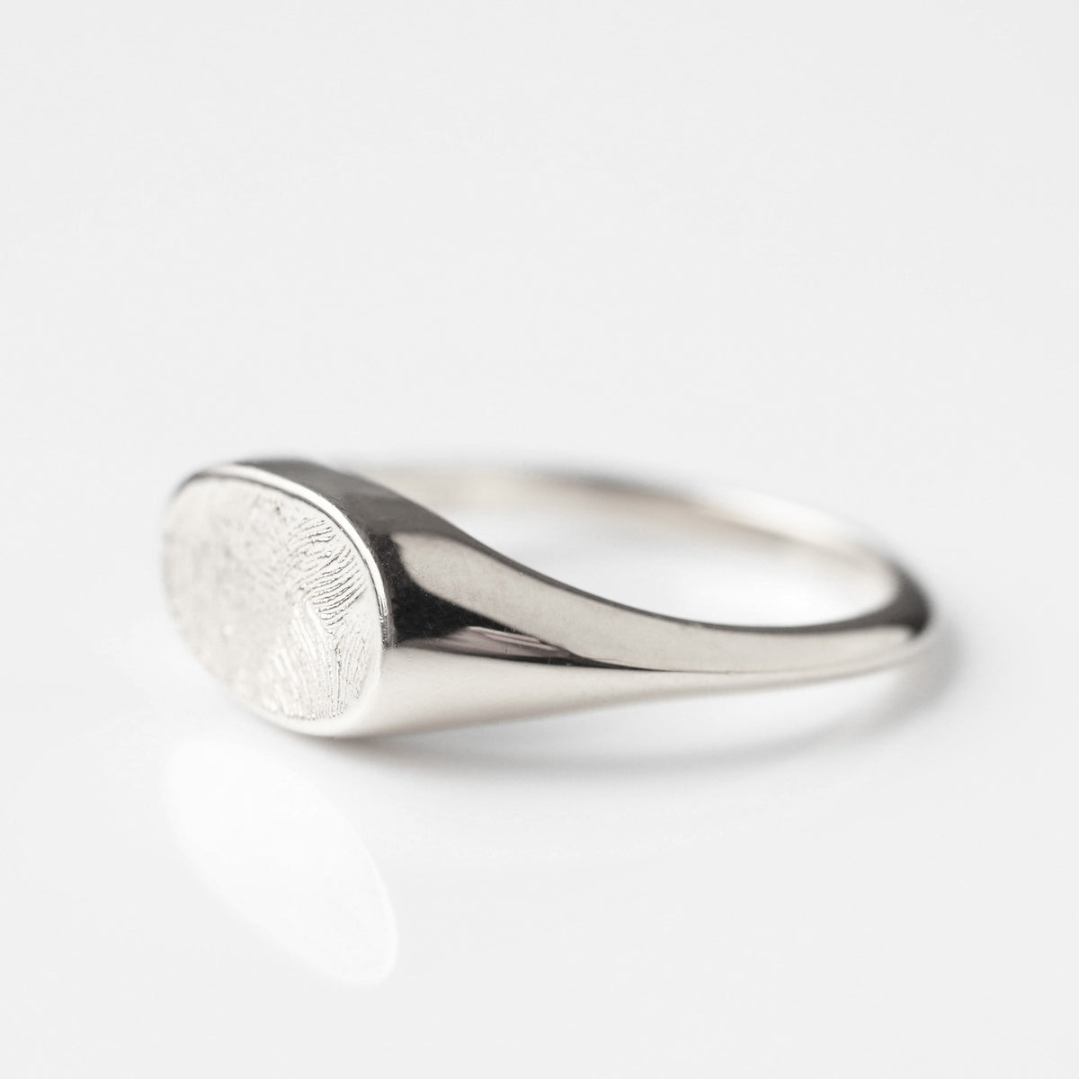 Custom Made Fingerprint Signet Ring