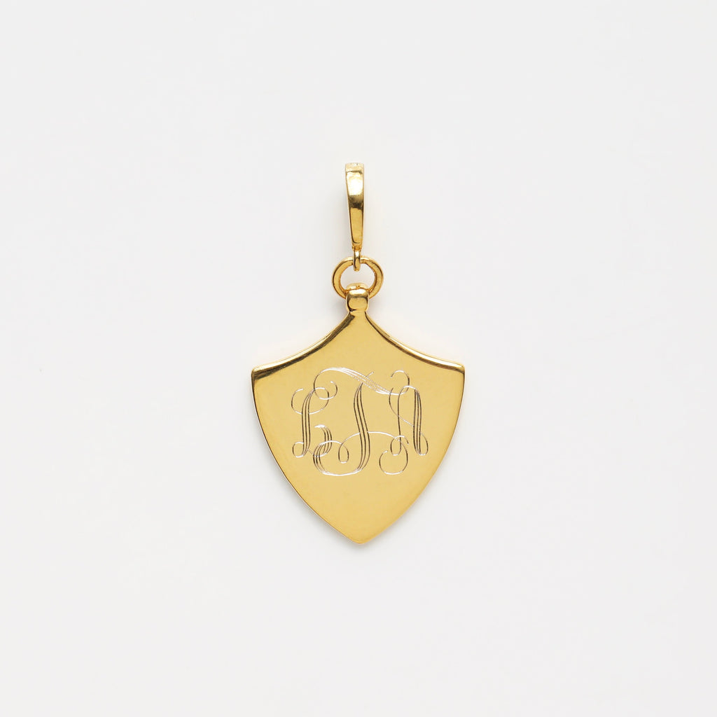 Louise Thompson Chapters Large Protection Shield Pendant