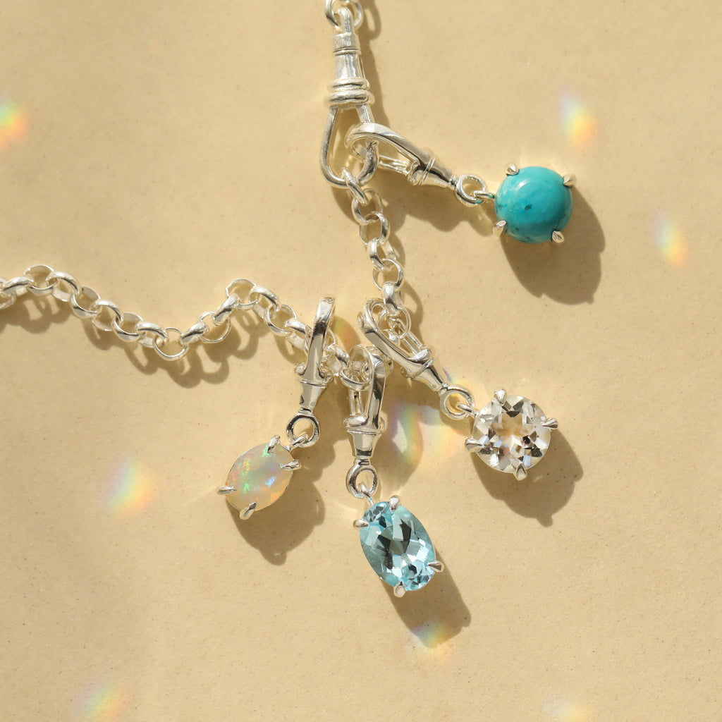 Birthstone Albert Vintage Dog Clip Charm