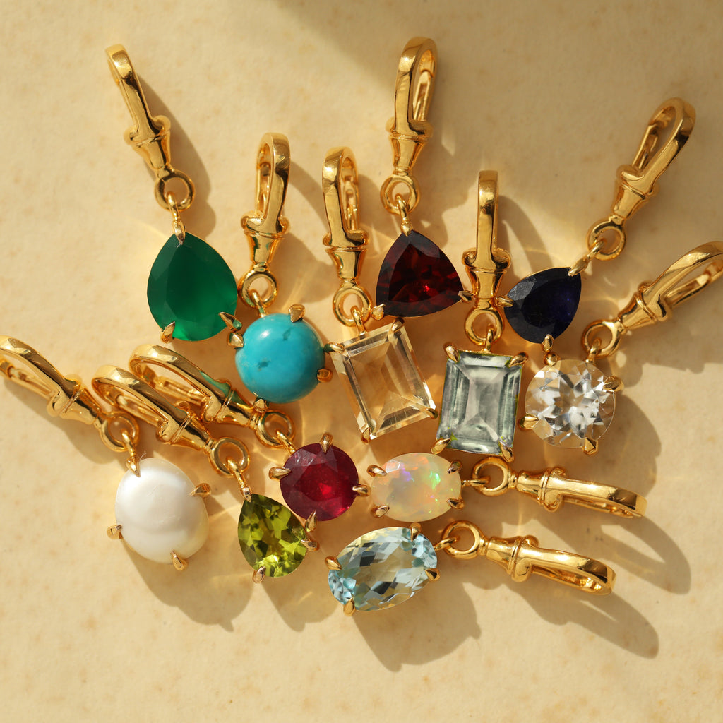 Birthstone Albert Vintage Dog Clip Charm