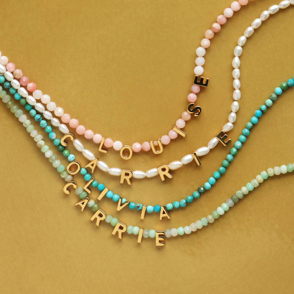 Custom Made Personalised Turquoise Necklace