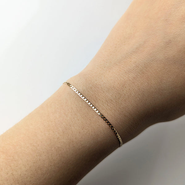Treasured Sparkle Curb Chain Bracelet