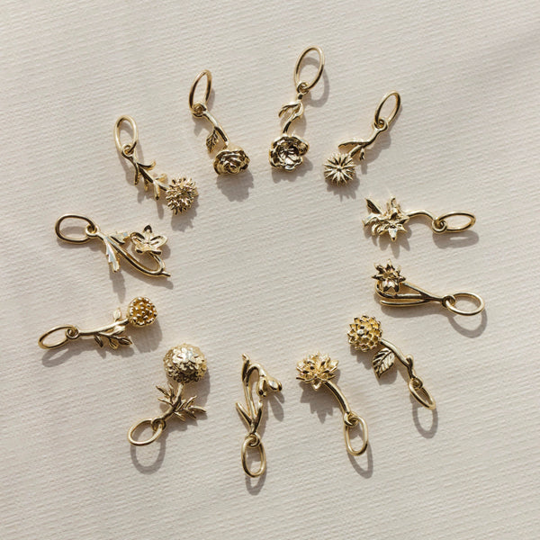 Treasured Birth Flower Charm
